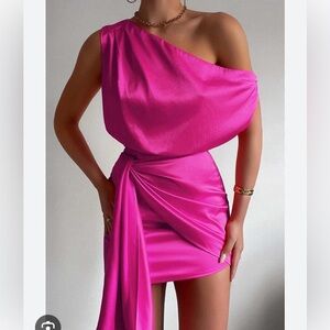 Runaway the label pink mini dress